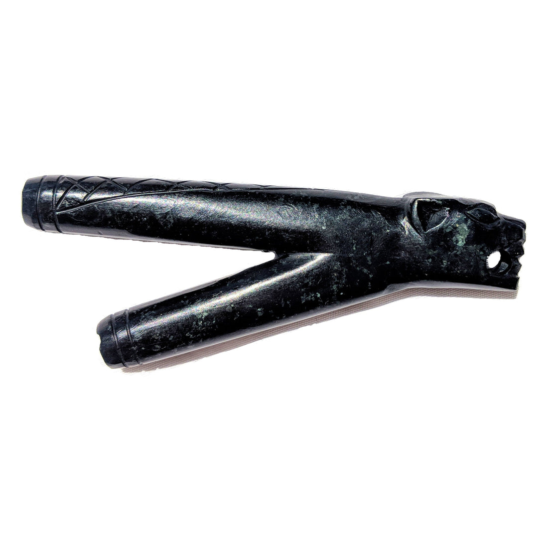 Sacred Snuff Kuripe Animal Totem Serpentine Jaguar