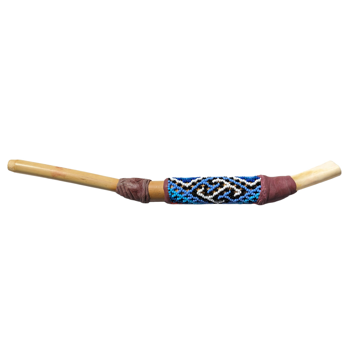 
Huni Kuin Beaded Bone Tepi Applicator