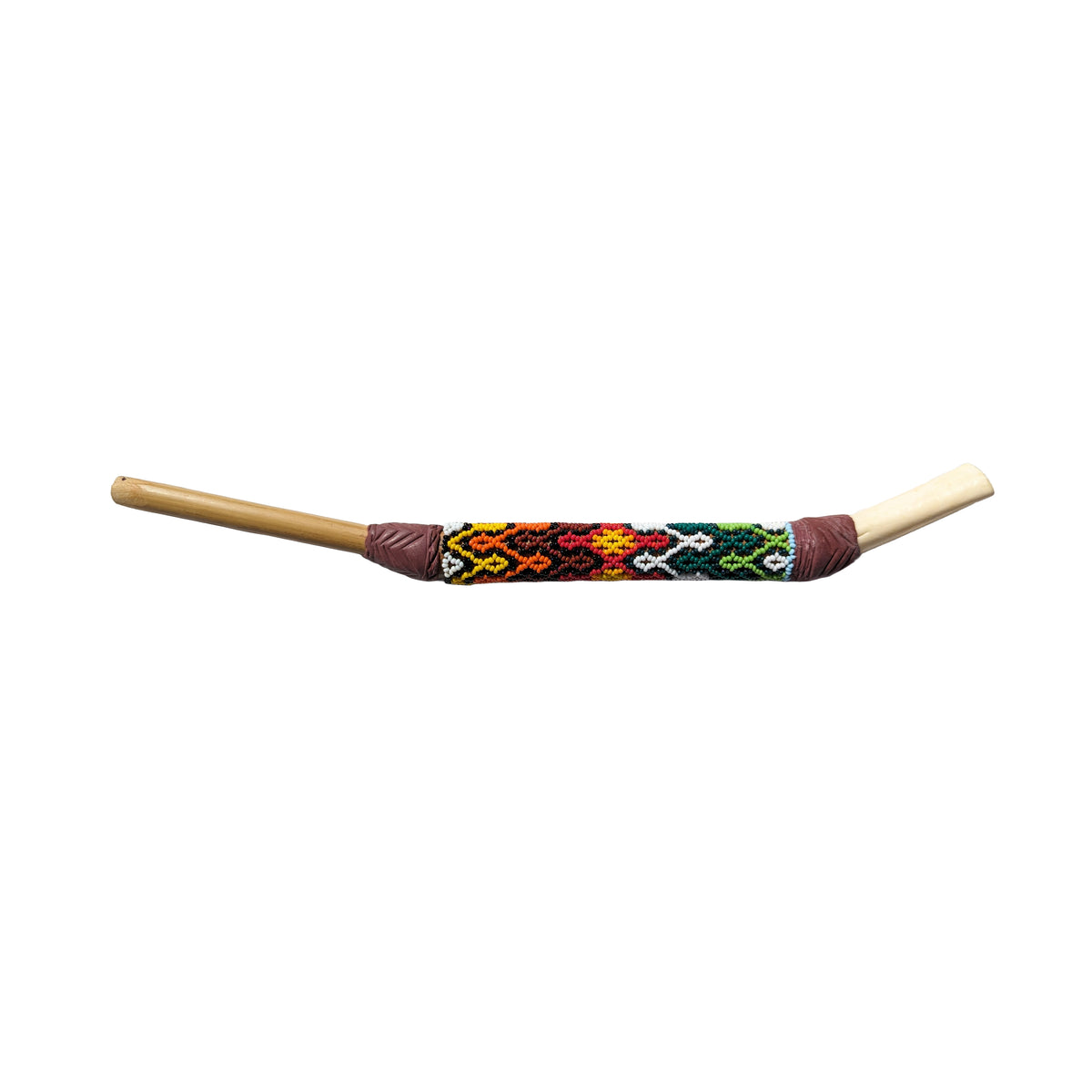 
Huni Kuin Beaded Bone Tepi Applicator