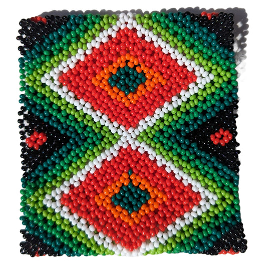 
Huni Kuin Tribe Brazil - Beaded Cactus Fire Bracelet