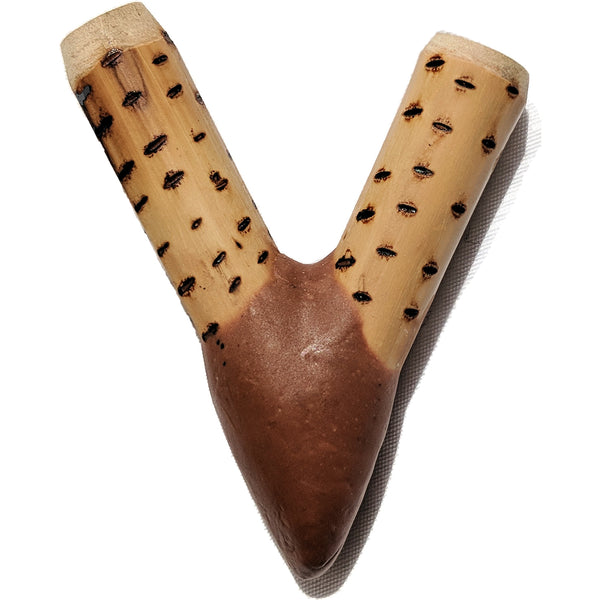 Simple brown bamboo kuripe